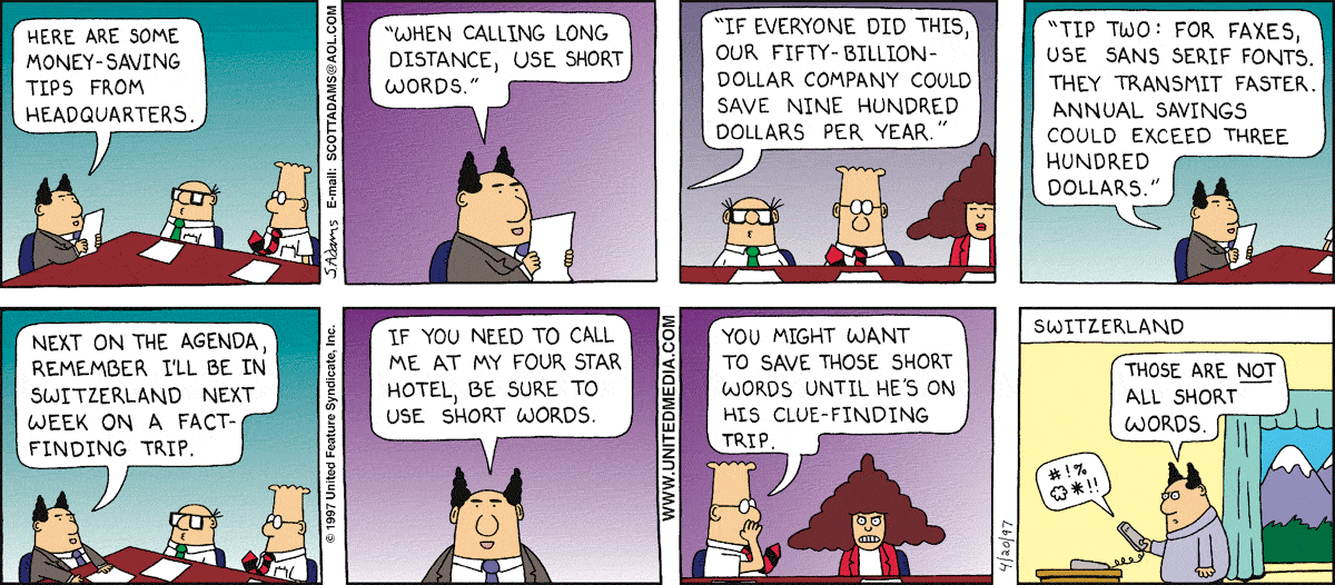 Dilbert Cartoon